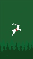 christmas deer gucci colour wallpaper iphone android vector HD