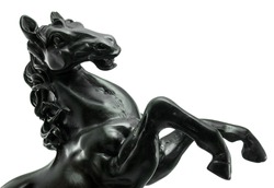 2014 Chinese New year contemporary black horse statue isolated