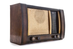 Old radio from 1950 and the years.