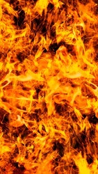 Abstract fire iPhone wallpaper, realistic burning flame image