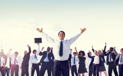 Business People Corporate Success Concept