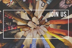 Join us Joining Membership Recruitment Hiring Concept
