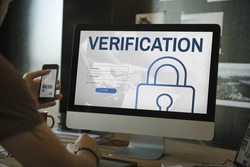 Verification Log In User Password Register Concept