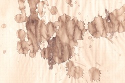 Paper Texture with Coffee Spots. Abstract Background