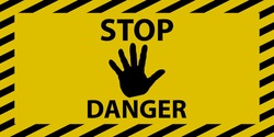 Stop danger sign