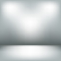Empty light interior. Gray room abstract background 