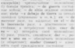 Close up the old dictionary page with the solution for the word, beautifully blurred words