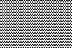 Perforated stainless gray metal sheet. Steel abstract background