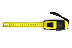 Tape measure isolated on white background