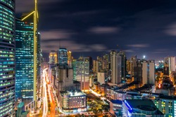 Makati skyscrapers - Free Stock Photo by Ed Davad on Stockvault.net