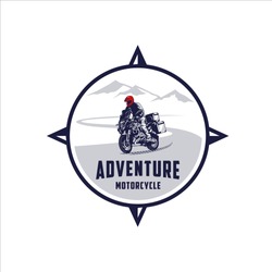 Motorcycle expedition tours in mountains road
