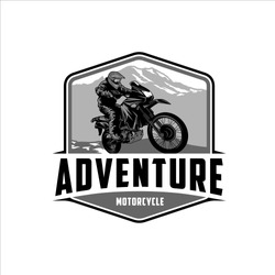 Adventure using a Motorcycle around The Mountain Trails