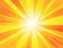 shiny sun vector ray background