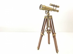 Old telescope on White Background 

Antique telescope on white background. Concept of time.