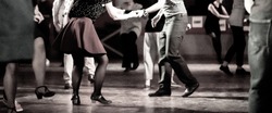 dancing at the swing music party