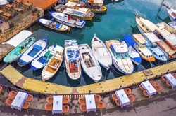 Boats of Kyrenia harbour, Cyprus