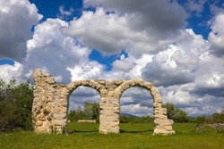 The arches at Burnum, The ruins of the Roman arches at Burnum, Croatia