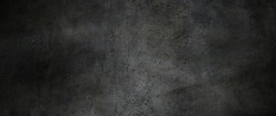 Texture of dark gray concrete wall, Texture of a grungy black concrete wall as background