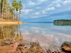 Pristine waters, Jordan Lake, North Carolina