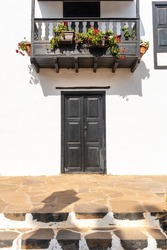 A portal of the municipality of Betancuria, west coast of the island of Fuerteventura, Canary Islands. Spain