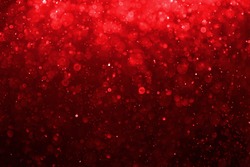 Red bokeh background, luxurious, glittering, valentines day love, christmas day.