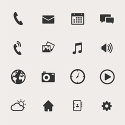 Phone Icon Set