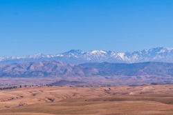 A beautiful view of the atlas mountain, Morocco