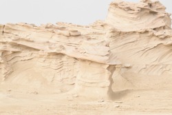 Fossil dunes in Abu Dhabi.It is a natural fossil dune.