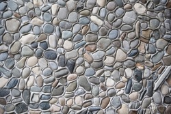 Pebble stone wall texture . Tiles Design for Floor 