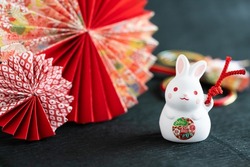 Japanese year of the rabbit New Year's card