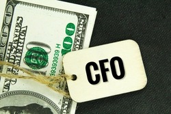 CFO or Chief Financial Officer concept