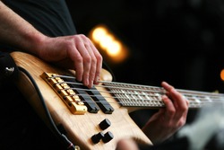 Guitarist in action
