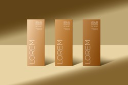 Luxury packaging templates texture for luxury products background