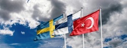 flags of turkey, sweden, finland as diplomatic relations, turkey block Finland and Sweden