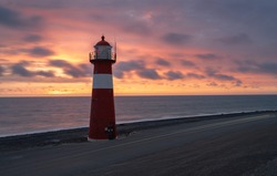 Lighthouse westkapelle in zeeland netherlands
