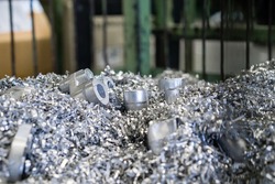 Aluminium ship and NG parts recycle  at aluminium casting process in aluminium casting manufacturing industry