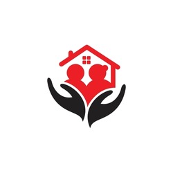 Nursing home icon sign symbol for element design. Vector illustration EPS.8 EPS.10