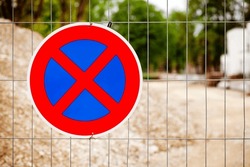 No Enter Sign to Construction site keep out Sign. Not allowed Road Sign. No access Prohibition sign