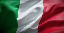 Italian flag. Italy.