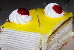A picture of Birthday Cake with selective focus