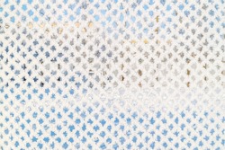 pattern of frost-covered chainlink fence. High quality photo
