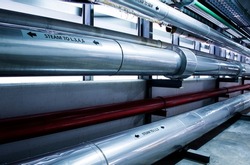 Steam pipelines for industrial plants