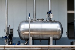 Large carbon dioxide chemical tank