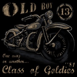 rustic old boy vintage tee shirt graphics