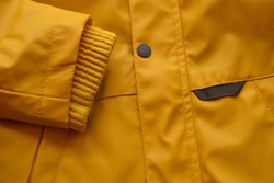 Yellow jacket - rain protection.
