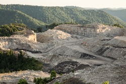 Mountain Top Removal Site in central West Virginia 