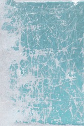 Frozen blue grunge texture, background