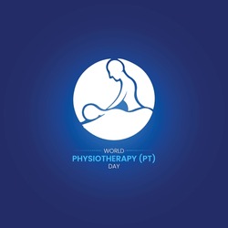 World Physiotherapy (PT) Day. international physiotherapy day. physiotherapy vector illustration. world physical therapy day. 