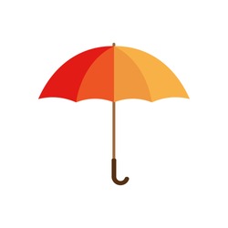 Umbrella illustration. Flat design. Vector.