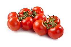 vine Tomato isolated on white background